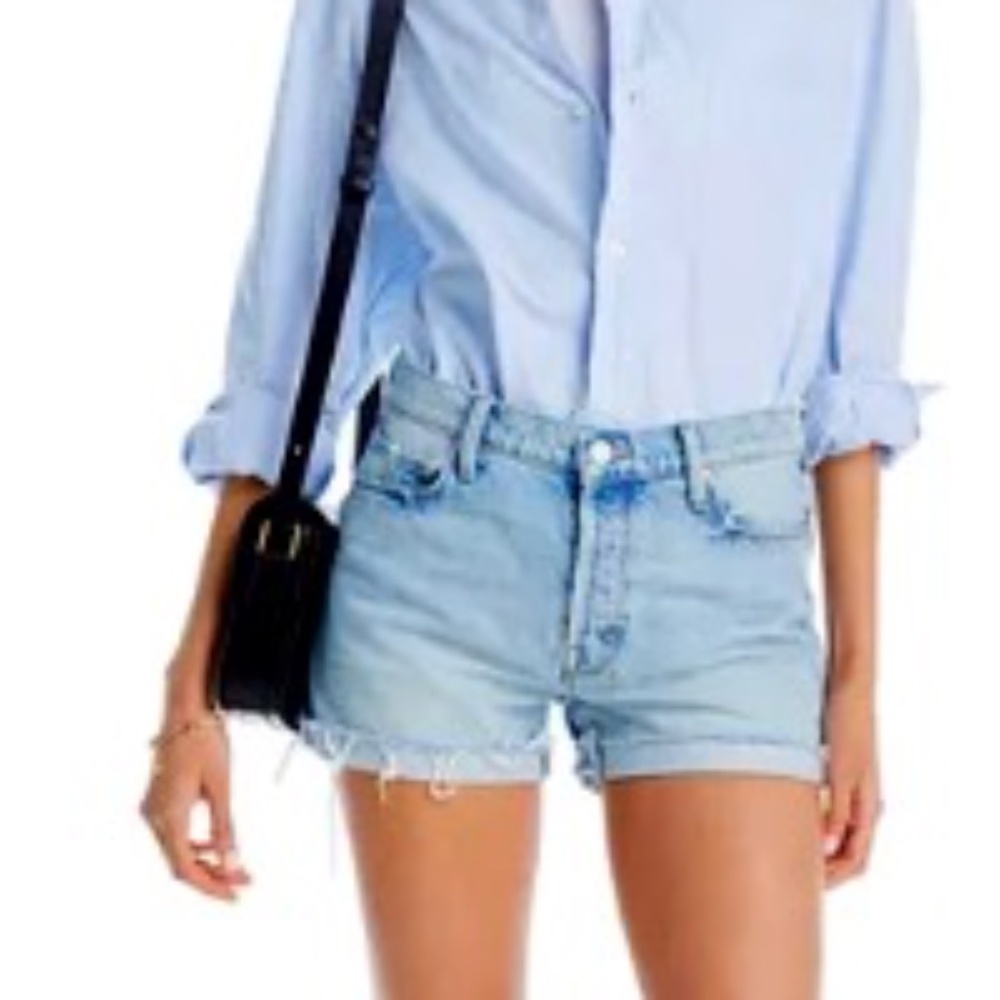 NWOT MOTHER "The Proper Denim Shorts" Size 26